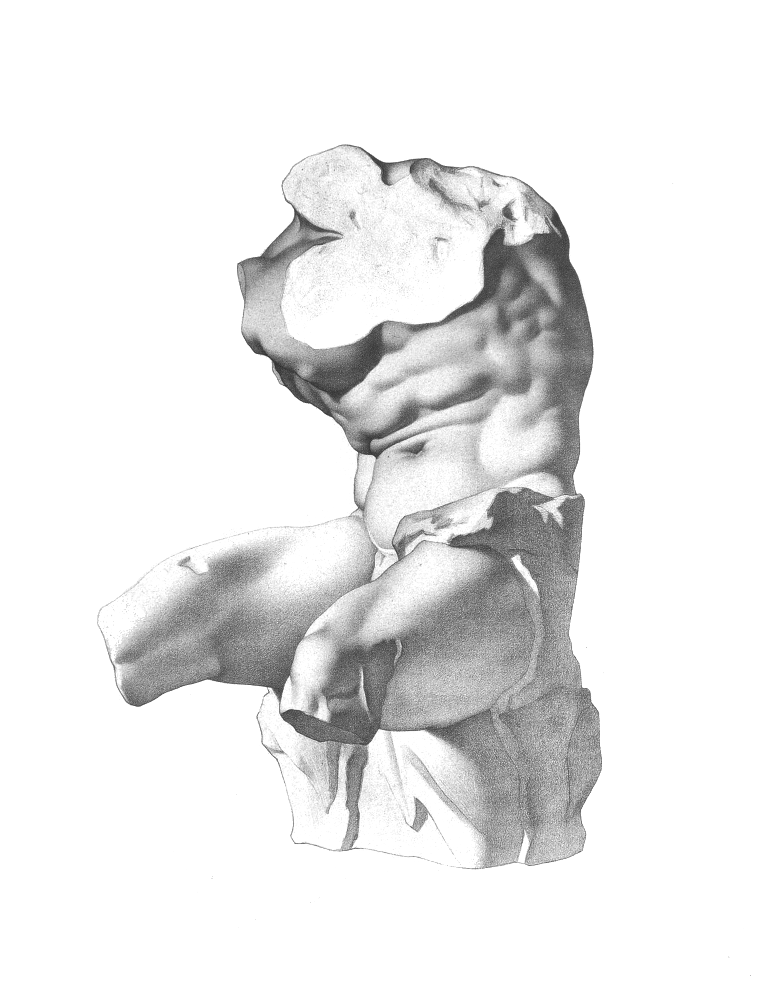 Bargue figure/cast study